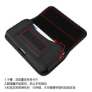 Durable Oxford Cloth Horizontal Plate Hanging Waist Phone Waist Pack Leather Case with Card Slot, Suitable for 6.9-7.2 inch Smartphones(Black)