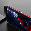 For OPPO Find X2 Aluminum Alloy Shockproof Protective Bumper Frame(Black Red)