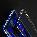For OPPO Find X2 Aluminum Alloy Shockproof Protective Bumper Frame(Black Red)