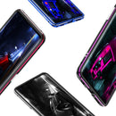 For OPPO Find X2 Aluminum Alloy Shockproof Protective Bumper Frame(Black Red)