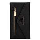 For Xiaomi Redmi Note 8 Skin Feel Zipper Horizontal Flip Leather Case with Holder & Card Slots & Photo Frame & Lanyard & Long Rope(Black)