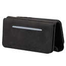For Xiaomi Redmi Note 8 Skin Feel Zipper Horizontal Flip Leather Case with Holder & Card Slots & Photo Frame & Lanyard & Long Rope(Black)