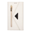 For Xiaomi Redmi Note 8 Skin Feel Zipper Horizontal Flip Leather Case with Holder & Card Slots & Photo Frame & Lanyard & Long Rope(White)