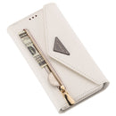 For Xiaomi Redmi Note 8 Skin Feel Zipper Horizontal Flip Leather Case with Holder & Card Slots & Photo Frame & Lanyard & Long Rope(White)