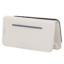 For Xiaomi Redmi Note 8 Skin Feel Zipper Horizontal Flip Leather Case with Holder & Card Slots & Photo Frame & Lanyard & Long Rope(White)