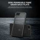 For iPhone SE 2022 / SE 2020 / 8 / 7 iPAKY Pioneer Series Carbon Fiber Texture Shockproof TPU + PC Case(Black)