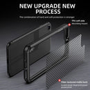 For iPhone SE 2022 / SE 2020 / 8 / 7 iPAKY Pioneer Series Carbon Fiber Texture Shockproof TPU + PC Case(Black)