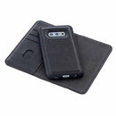 For Samsung Galaxy S10e 2 in 1 Detachable Magnetic Horizontal Flip Genuine Leather Case with Holder & Card Slots & Wallet(Black)