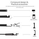 8mm 1080P IP68 Waterproof 4.3 inch Screen Dual Camera Digital Endoscope, Line Length:2m