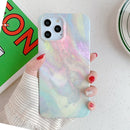 For iPhone 12 / 12 Pro Marble Pattern Soft TPU Protective Case(Colorful )