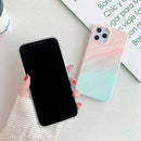 For iPhone 12 / 12 Pro Marble Pattern Soft TPU Protective Case(Colorful )