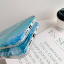 For iPhone 12 / 12 Pro Marble Pattern Soft TPU Protective Case(Gilding Shell)