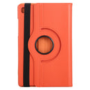 For Samsung Galaxy Tab A7 T500 Litchi Texture Horizontal Flip 360 Degrees Rotation Leather Case with Holder(Orange)