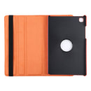 For Samsung Galaxy Tab A7 T500 Litchi Texture Horizontal Flip 360 Degrees Rotation Leather Case with Holder(Orange)
