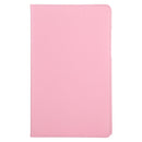 For Samsung Galaxy Tab A7 T500 Litchi Texture Horizontal Flip 360 Degrees Rotation Leather Case with Holder(Pink)