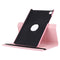 For Samsung Galaxy Tab A7 T500 Litchi Texture Horizontal Flip 360 Degrees Rotation Leather Case with Holder(Pink)