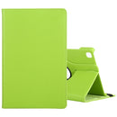 For Samsung Galaxy Tab A7 T500 Litchi Texture Horizontal Flip 360 Degrees Rotation Leather Case with Holder(Green)