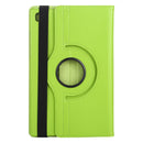 For Samsung Galaxy Tab A7 T500 Litchi Texture Horizontal Flip 360 Degrees Rotation Leather Case with Holder(Green)