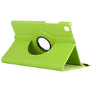 For Samsung Galaxy Tab A7 T500 Litchi Texture Horizontal Flip 360 Degrees Rotation Leather Case with Holder(Green)