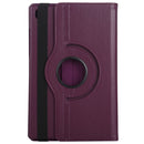 For Samsung Galaxy Tab A7 T500 Litchi Texture Horizontal Flip 360 Degrees Rotation Leather Case with Holder(Purple)