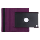 For Samsung Galaxy Tab A7 T500 Litchi Texture Horizontal Flip 360 Degrees Rotation Leather Case with Holder(Purple)