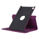 For Samsung Galaxy Tab A7 T500 Litchi Texture Horizontal Flip 360 Degrees Rotation Leather Case with Holder(Purple)