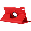 For Samsung Galaxy Tab A7 T500 Litchi Texture Horizontal Flip 360 Degrees Rotation Leather Case with Holder(Red)