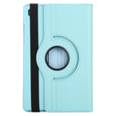 For Samsung Galaxy Tab A7 T500 Litchi Texture Horizontal Flip 360 Degrees Rotation Leather Case with Holder(Sky Blue)
