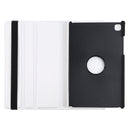 For Samsung Galaxy Tab A7 T500 Litchi Texture Horizontal Flip 360 Degrees Rotation Leather Case with Holder(White)
