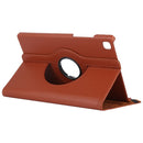 For Samsung Galaxy Tab A7 T500 Litchi Texture Horizontal Flip 360 Degrees Rotation Leather Case with Holder(Brown)