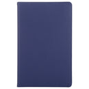 For Samsung Galaxy Tab A7 T500 Litchi Texture Horizontal Flip 360 Degrees Rotation Leather Case with Holder(Blue)