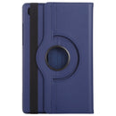 For Samsung Galaxy Tab A7 T500 Litchi Texture Horizontal Flip 360 Degrees Rotation Leather Case with Holder(Blue)