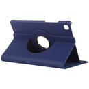 For Samsung Galaxy Tab A7 T500 Litchi Texture Horizontal Flip 360 Degrees Rotation Leather Case with Holder(Blue)