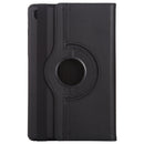 For Samsung Galaxy Tab A7 T500 Litchi Texture Horizontal Flip 360 Degrees Rotation Leather Case with Holder(Black)