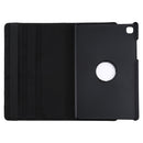 For Samsung Galaxy Tab A7 T500 Litchi Texture Horizontal Flip 360 Degrees Rotation Leather Case with Holder(Black)