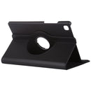 For Samsung Galaxy Tab A7 T500 Litchi Texture Horizontal Flip 360 Degrees Rotation Leather Case with Holder(Black)