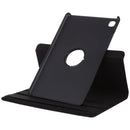 For Samsung Galaxy Tab A7 T500 Litchi Texture Horizontal Flip 360 Degrees Rotation Leather Case with Holder(Black)