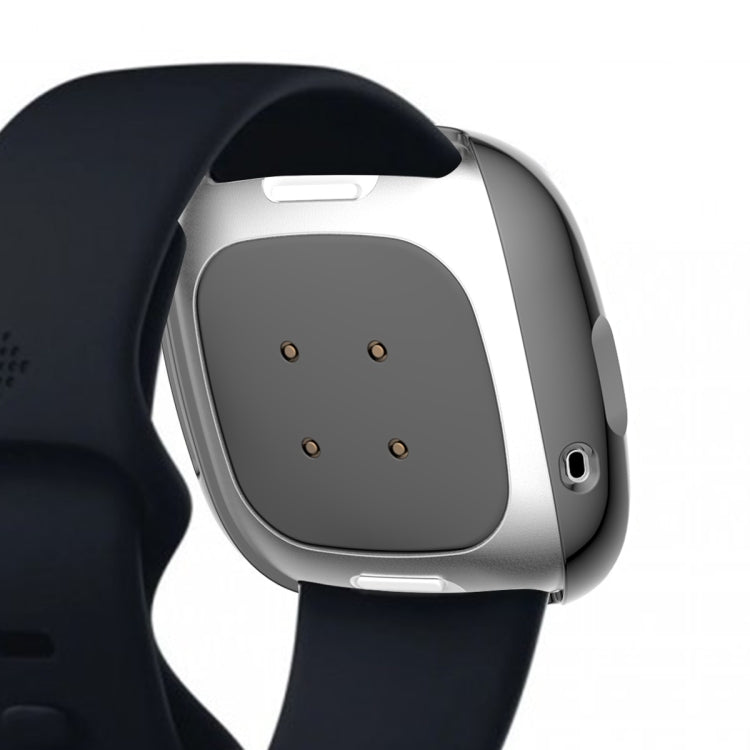 For Fitbit Versa 3 / Versa Sense Plating Full Package TPU Protective Case(Gray)