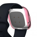 For Fitbit Versa 3 / Versa Sense Plating Full Package TPU Protective Case(Pink)