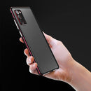 For Samsung Galaxy Note20 Aluminum Alloy Shockproof Protective Bumper Frame(Black Silver)