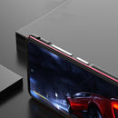 For Samsung Galaxy Note20 Ultra Aluminum Alloy Shockproof Protective Bumper Frame(Black Red)
