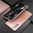 For Samsung Galaxy Note20 Ultra Aluminum Alloy Shockproof Protective Bumper Frame(Gold)