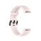 For Huawei Honor Band 5i / Band 4 Metal Buckle Silicone Watch Band, Size: Free Size(Cherry Blossom Powder)