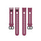 For Huawei Honor Band 5i / Band 4 Metal Buckle Silicone Watch Band, Size: Free Size(Rose Wood)