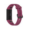 For Huawei Honor Band 5i / Band 4 Metal Buckle Silicone Watch Band, Size: Free Size(Red Wine)