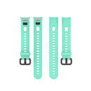 For Huawei Honor Band 5i / Band 4 Metal Buckle Silicone Watch Band, Size: Free Size(Lake Blue)