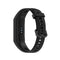For Huawei Honor Band 5i / Band 4 Metal Buckle Silicone Watch Band, Size: Free Size(Black)