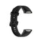 For Huawei Honor Band 5i / Band 4 Metal Buckle Silicone Watch Band, Size: Free Size(Black)