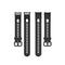 For Huawei Honor Band 5i / Band 4 Metal Buckle Silicone Watch Band, Size: Free Size(Black)
