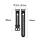For Huawei Honor Band 5i / Band 4 Metal Buckle Silicone Watch Band, Size: Free Size(Black)